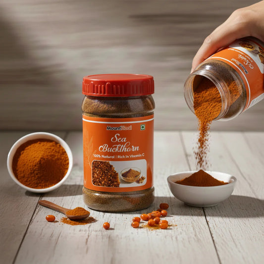 Organic Sea Buckthorn Powder for Immunity & Skin Glow | MountHeal.pk