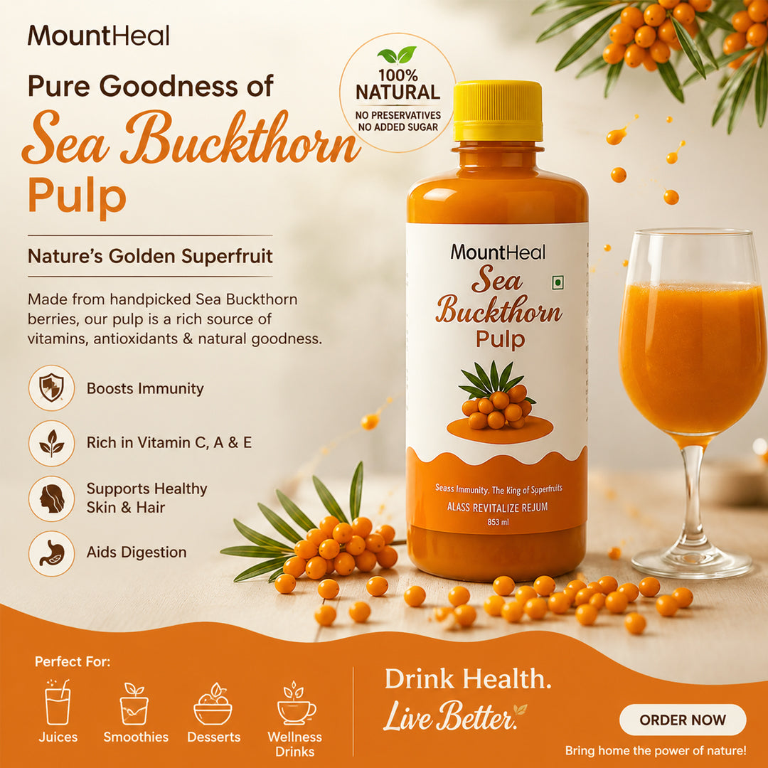 Pure Sea Buckthorn Pulp (Juice)