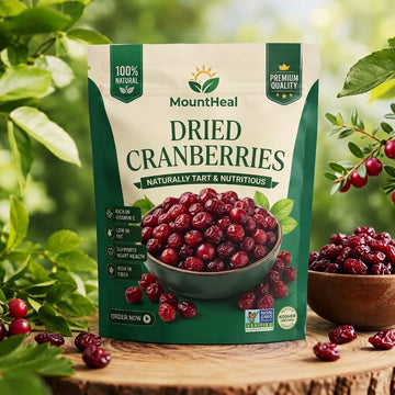 MountHeal Dried Cranberries | 100% Natural