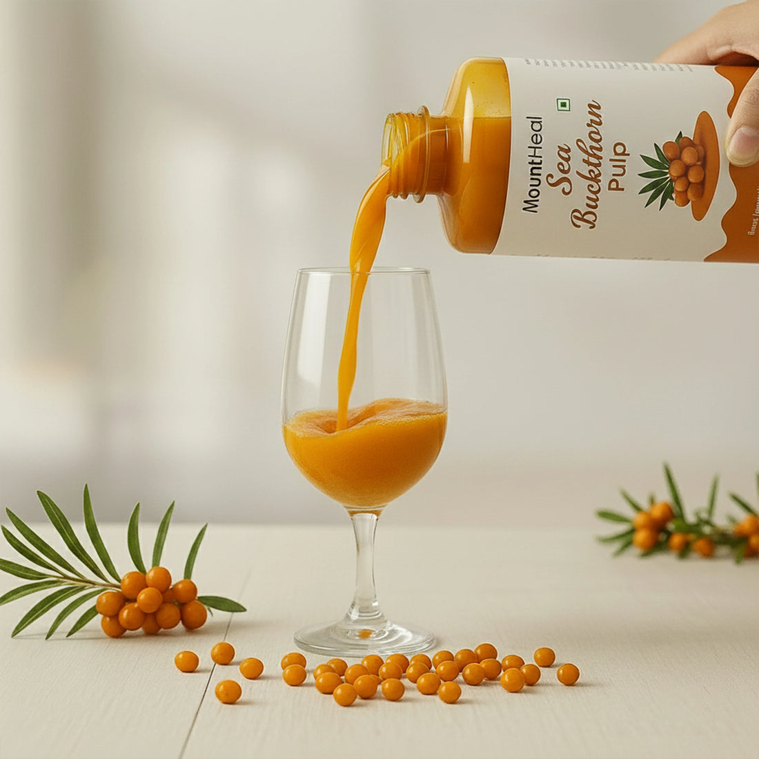 Pure Sea Buckthorn Pulp (Juice) – Natural Energy, Immunity & Wellness